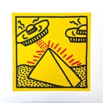 Keith Haring - Untitled (Pyramid with UFOs) - Artestar