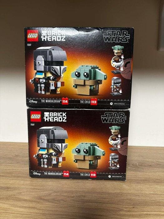 Lego Set - Star Wars, BrickHeadz - BrickHeadz Mandalorian, Enfants & Bébés, Jouets | Duplo & Lego