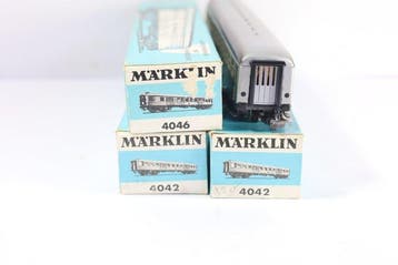 Märklin H0 - 4082/4283/4046 - Modeltrein personenwagen (4) -, Hobby en Vrije tijd, Nieuw