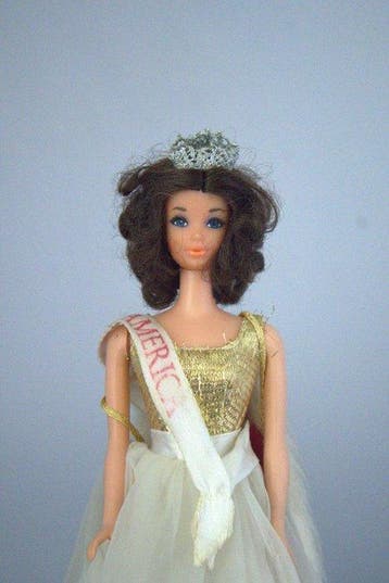 Mattel - Barbiepop Walk Lively Miss America Barbie #3200