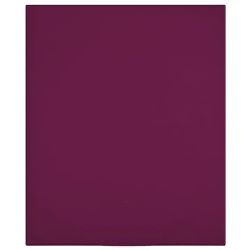 vidaXL Hoeslakens jersey 2 st 180x200 cm katoen bordeauxrood, Verzenden, Nieuw