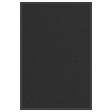 vidaXL Deurmat 60x90 cm zwart, Verzenden, Nieuw