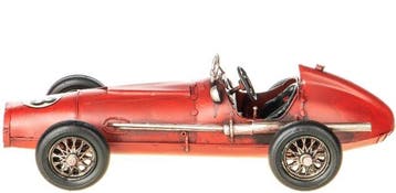 Figure - Vintage style race wagon - Métal