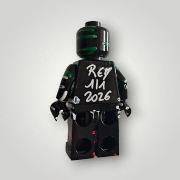 RED - sculptuur, Lego italian - 20 cm - Hars - 2026