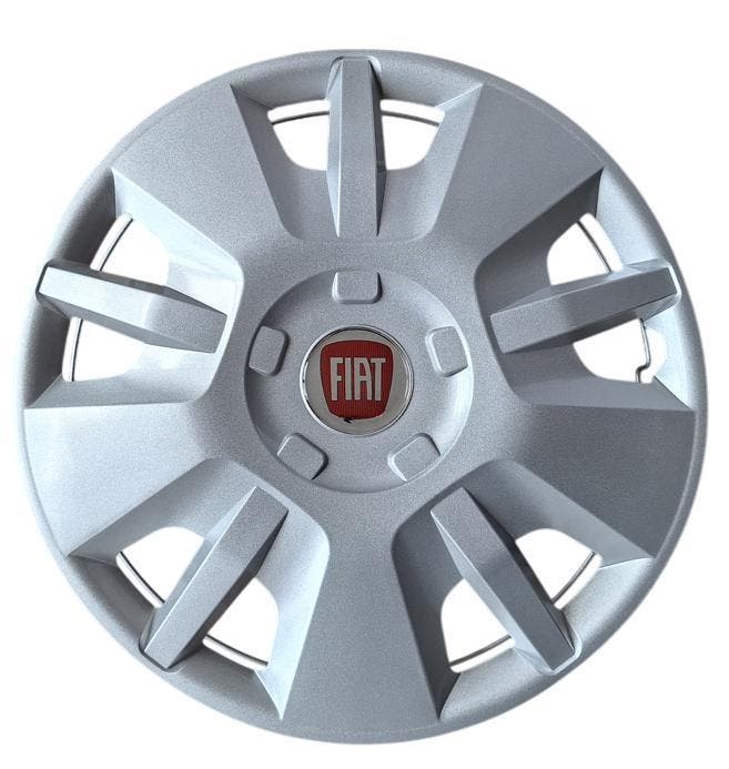 Wieldoppen set 4 stuks Camper Fiat ducato 15 Inch Rood, Autos : Divers, Enjoliveurs, Envoi
