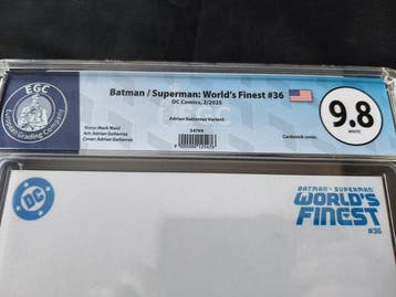 Batman / Superman: Worlds Finest #36 - EGC 9.8 - 1 Graded, Livres