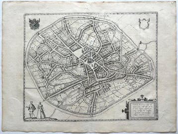 België - Tienen; G. Braun & F. Hogenberg - Tienen,, Nieuw