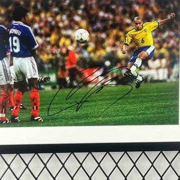 Brazil - Roberto Carlos - Photo signée encadrée (11 x 8