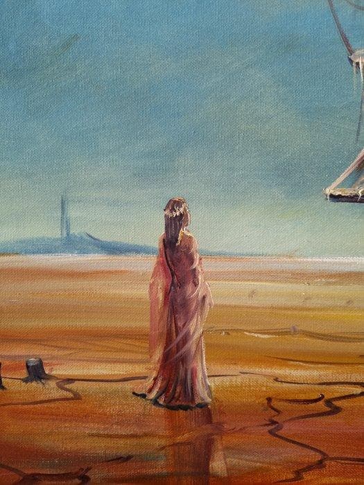 Artur Sudak (1965) - The Barber of Siberia, Antiquités & Art, Art | Peinture | Moderne