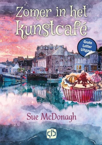 Zomer in het kunstcafe / Grote letter bibliotheek / 3987, Verzenden, Zo goed als nieuw, Sue McDonagh