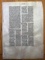 Petrus Lombardus / Medieval scriptorium - Very big and
