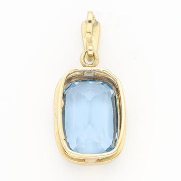 Hanger - 14 karaat Geel goud - Spinel