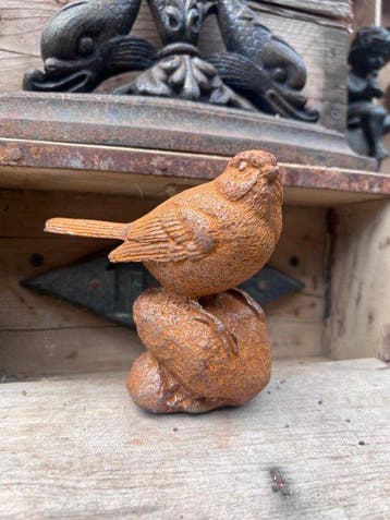 Decoratief ornament - Europa - Vogel op een rots