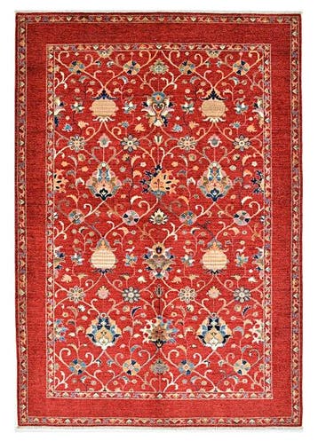 Afghan, Ziegler Kazak, Handgeknoopt prachtig traditioneel, Nieuw