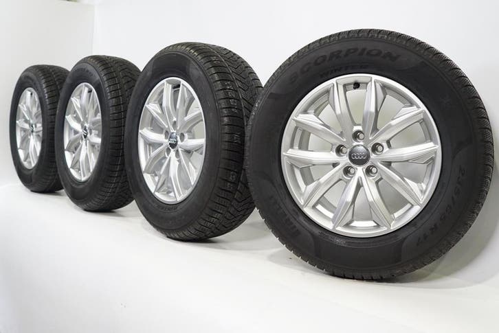 Audi Q5 80A 17 inch velgen Pirelli Winterbanden Origineel, Auto-onderdelen, Banden en Velgen, Ophalen of Verzenden