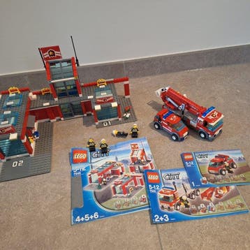 Lego Set - 7945 - City - City Fire Station 7945, Nieuw
