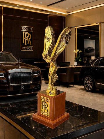 GF Exclusives - XL 40cm Rolls-Royce Statue Artwork By: GF