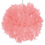 Pompon Roze 30cm, Verzenden