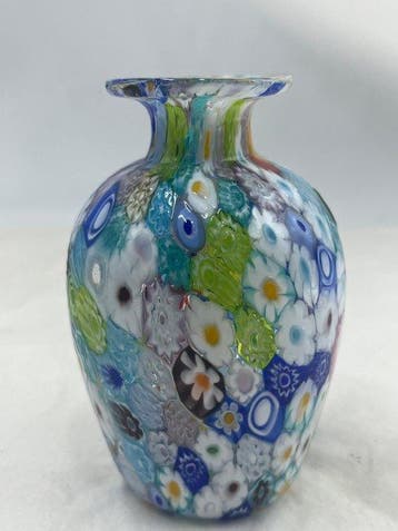 Livio Campanella - Vase - Verre de Murano - Vase en murrines