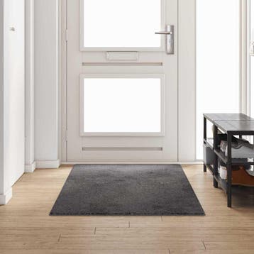 vidaXL Tapijt Loper Grijs 100 x 250 cm 100% Polypropyleen, Verzenden, Nieuw