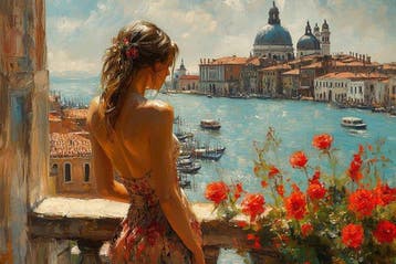 CoCo - Venice from a Sunny Terrace - XXL