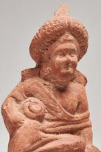 Het oude Egypte, Grieks-Romeinse periode Terracotta zittende