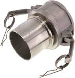 Raccord Camlock DN 75 (3) en acier inoxydable Pilier de, Verzenden