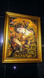 100% naturel - Ambre - Baltic Amber mosaic - Picture - New