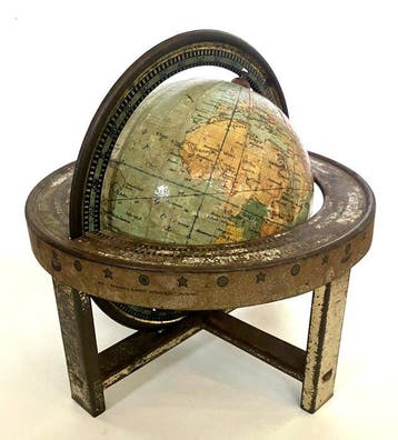 Terrestrial table globe - C.L. van Balen - 1910-1920