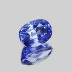 1 pcs Blauw Saffier - 1.24 ct - nternational Colored, Nieuw