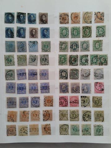 Belgique 1849/1990 - 8 albums avec de nombreux timbres