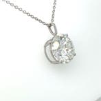 Halsketting - 14 karaat Witgoud - 8.05ct. tw. Diamant, Handtassen en Accessoires, Nieuw