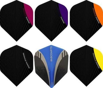 ABC Darts – Designa Infusion Dart Flights - 6 sets, Sport en Fitness, Darts, Ophalen of Verzenden, Nieuw, Pijlen