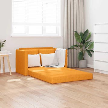 vidaXL Slaapbank vloermodel 2-in-1 112x174x55 cm stof, Verzenden