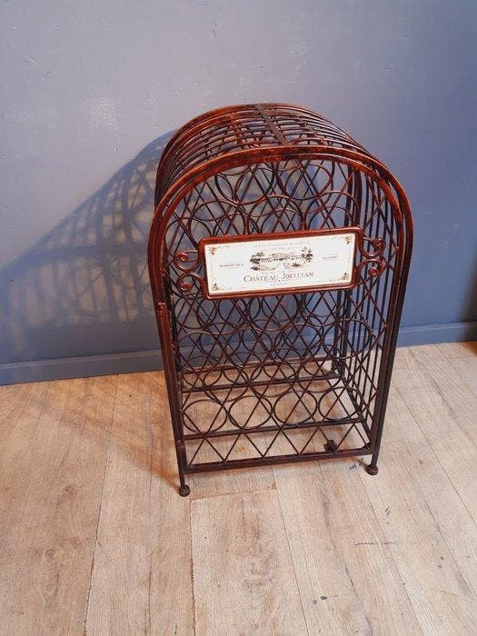 Porte-bouteilles - Métal - 21 bouteilles, Antiquités & Art, Curiosités & Brocante