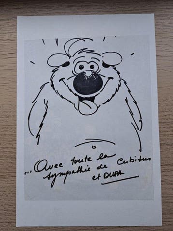 Dupa - 1 Dessin original dédicacé - Cubitus, Boeken, Nieuw