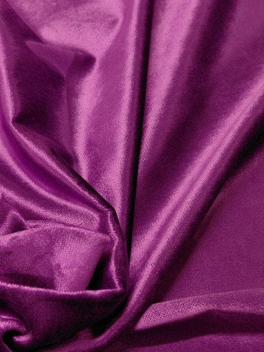 Viola orchidea: velluto fluido di grande luminosità -, Antiquités & Art, Tapis & Textile