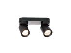 Veiling - 8x GU10 Opbouwspot Armatuur dubbel cilinder zand z, Nieuw