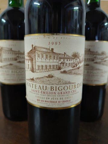 1995 Chateau Bigourdan - Saint-Émilion Grand Cru - 3, Collections, Vins