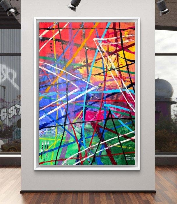 JackCool - Cooler No.138 - XXL, Antiquités & Art, Art | Peinture | Moderne