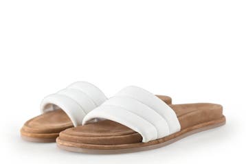 Nelson Slippers in maat 38 Wit, Slippers, Verzenden, Wit, Zo goed als nieuw