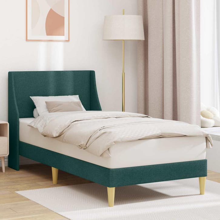 vidaXL Bedframe Effen met hoofdeinde verbindingplaat, Huis en Inrichting, Slaapkamer | Bedden, Nieuw, Verzenden