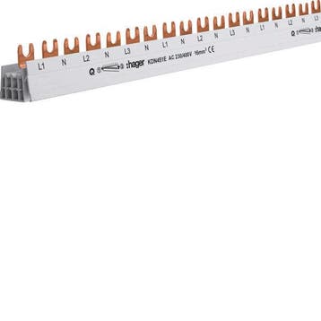 Hager Quickbusbar Kamrail - KDN451E, Bricolage & Construction, Verzenden