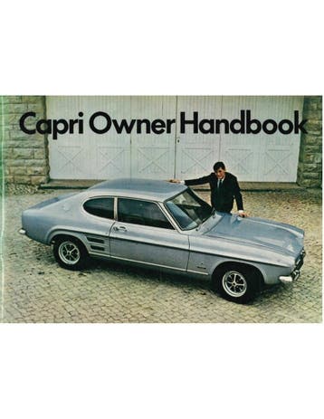1972 FORD CAPRI INSTRUCTIEBOEKJE DUITS, Auto diversen