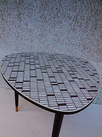 Opal Möbel - Table - Hêtre - Table d’appoint en forme de