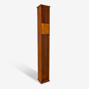 Tuinverlichting Modern Big Ferro Tuinlamp Corten 140cm, Verzenden