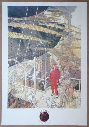 Schuiten, François - 2 Offset Print - Le Voyage du Siècle /, Boeken, Nieuw