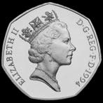 Royaume-Uni. 50 Pence 1994 D Day Anniversary  Proof (Sans, Postzegels en Munten