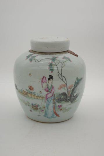 dekselvaas - Porselein - China - Guangxu (1875-1908), Antiek en Kunst