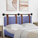 vidaXL Hangend hoofdbord Jeans Blauw Antiek PU, Huis en Inrichting, Slaapkamer | Bedden, Verzenden, Nieuw